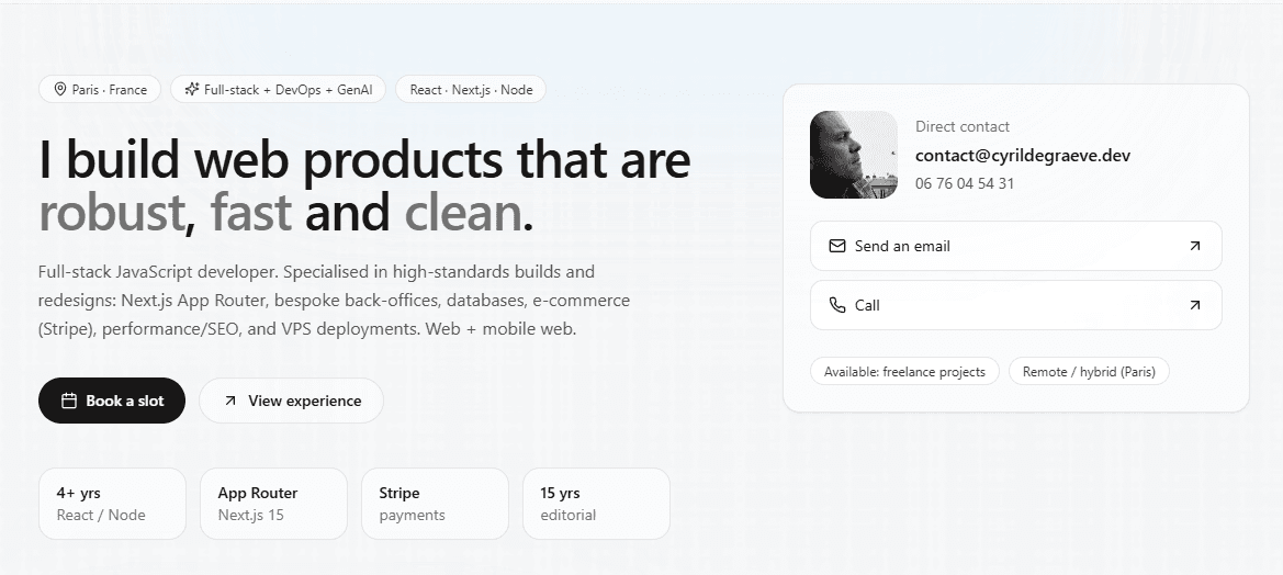 Preview of the Technical Dossier