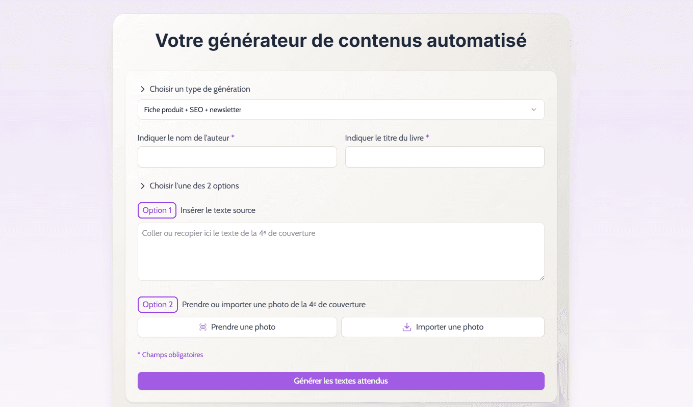 Book Sheet Assistant (GenAI)